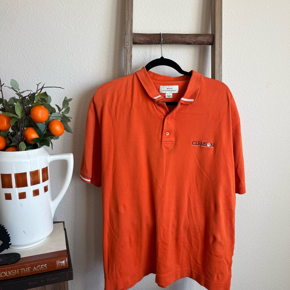 Clemson Orange Polo Shirt